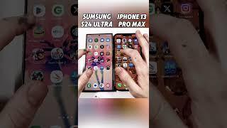 iPhone 13 Pro Max vs Samsung S24 Ultra SPEED TEST!  Who’s the REAL SPEED KING? #shorts#viralvideo