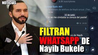 Hackers FILTRAN EL WHATSAPP de Nayib Bukele? | Opositores de NI alegan QUE ES CASTIGO DE dios