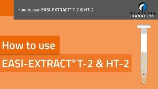 How to use our EASI-EXTRACT T-2 & HT-2 immunoaffinity columns