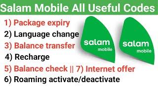 Saudi Arabia Salam Sim internet Package // Salam All Codes / Salam Internet Saudi Offer