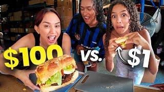 $100 burger vs $1 burger