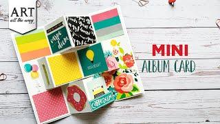 Mini Album Card | Handmade Card Ideas | Creative Card Designs | Greeting cards | Love Crafts