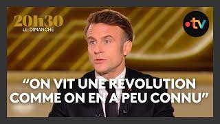 Emmanuel Macron s'exprime sur les enjeux de l'intelligence artificielle – Interview complète