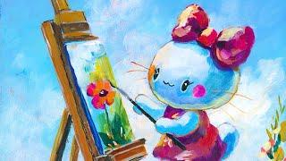 Hello Kitty's Artistic Adventure and Remembering The Art Sherpa - aka Cinnamon #HelloKittyArtist