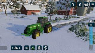 Fs23 Snow Gameplay | Farming simulator 23 mobile