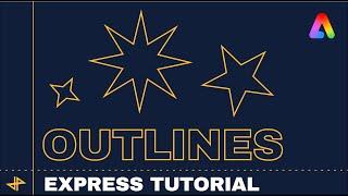 Adding Outlines to Objects in Adobe CC Express | Tutorial