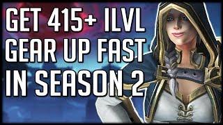 GET 415+ ITEM LEVEL - How to Gear Up In BFA Season 2 | WoW Battle for Azeroth