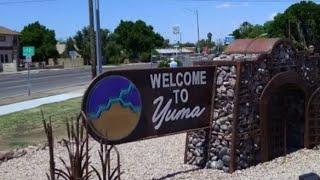 Adobe village RV park Yuma Arizona video #1755