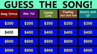 Guess the Song Jeopardy Style | Quiz #16