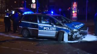 Unfall Polizeiwagen