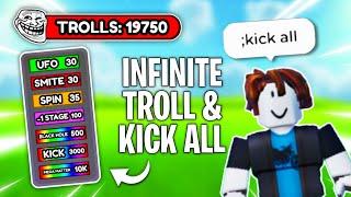 [ FUN ] Roblox Infinite Troll Script ~ Kick, Fling, Blackhole All & Bully Everyone | Envixity Script