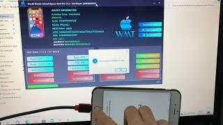 iPhone 6S MEID ios 14.7.1 icloud bypass done World Mobile iCloud Tool Pro V1.7