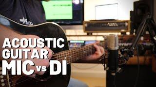 Recording Acoustic Guitar: Mic vs DI