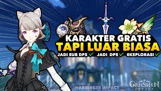 Karakter GRATISAN Tapi LUAR BIASA - Build Lynette Support TERBAIK Genshin Impact