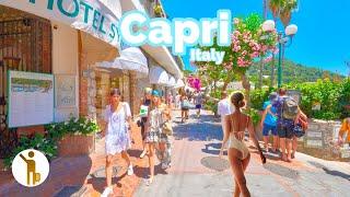 Capri, Italy  - Summer 2024 - 4K 60fps HDR Walking Tour