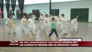 Karate en El Porvenir, San Jerónimo Sud