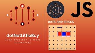 Dots and Boxes | JavaScript Games | Electron JS | Canvas