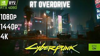 GeForce RTX 4080 Benchmark | Cyberpunk RT Overdrive