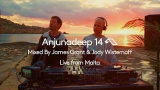 Anjunadeep 14 - Mixed By James Grant & Jody Wisternoff (Live from Malta) [4K Sunset Mix]
