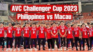 AVC Cup 2023 Philippines vs Macau