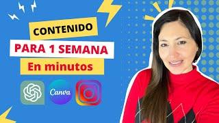 Cómo Crear POST Automáticos para Instagram en 2 Minutos con Canva y Chatgpt IA