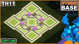 Clash of Clans BEST TH11 Trophy/Farming Base 2024!