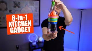 8-in-1 Kitchen Gadget Looks like a BOTTLE?