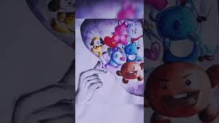 Drawing of#BT21 #Kola #cooky #RJ #Shooky #tata #mang #chimmy |Song-(방탄소년단) 'MAGIC SHOP' by#BTS |2021