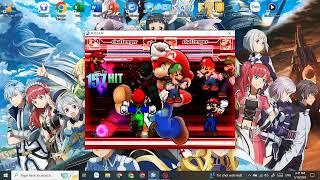 M.U.G.E.N battles: James and Red Plumber and Burning Red and Luigifan1 vs Team Mario Bros