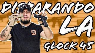 Disparando la Glock 45 Airsoft gun