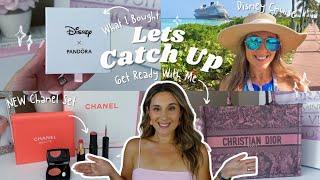 GRWM🩵 WE WENT ON A DISNEY CRUISE CHANEL NATURE GETAWAY UNBOXINGPANDORA AND MORE…