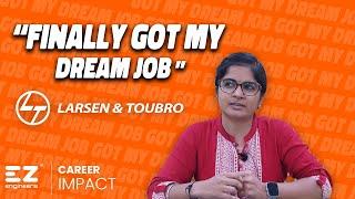 Career IMPACT with EZ Training | Real life story of Manorama Mishra | Placed in L&T