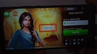 How to fix OTP Error problem solve in Teen Patti Pro | OTP Error problem