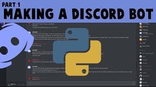 Making a Python Discord Bot | Part 1 - Setting up & connecting to Discord