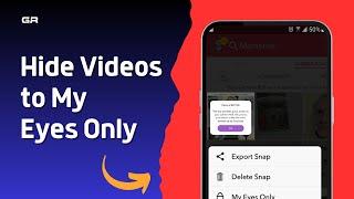 How to Add Videos to My Eyes Only on Snapchat From Camera Roll | 2024   Full Guide