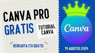 Cara Mendapatkan Akun Canva Pro 14 Agustus 2024 | KakTutor