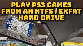 Run PlayStation 3 games directly from an external hard drive - NTFS / exFAT / ext2/3/4