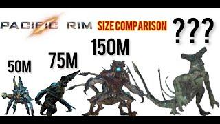 Pacific Rim Movie Kaiju Size Comparison