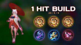 Kagura New 1 Hit Delete Build | MOBILE LEGENDS KAGURA GAMEPLAY 2021