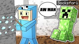 Trolling FatMemeGod with a MORPH MOD in minecraft