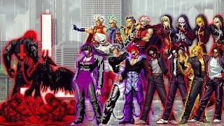 [KOF Mugen] Valmar Rugal Takes on 16 Ultimate Fighters in Epic Showdown