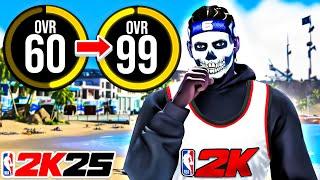 FASTEST WAY TO 99 OVERALL & MAX BADGES in 1 DAY on NBA 2K25