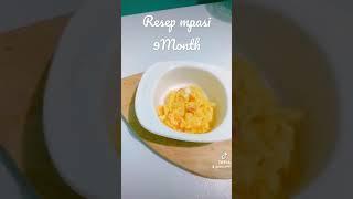 Resep MPASI 9 bulan I Kentang telur. #mpasihomemade #shorts