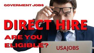 Direct Hire | Federal Jobs Schedule A | USAJOBS Tips | OPM Government Hiring Authority | ADA