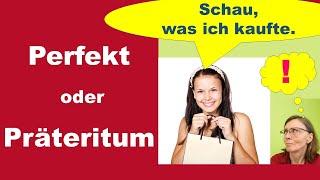 Perfekt oder Präteritum – Wann ist es nicht egal, was man nimmt? (Deutsch B1-B2)