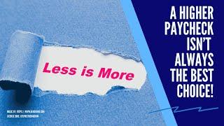 Why Taking a Lower-Paying Job Might Be the Smartest Career Move You Make!!!