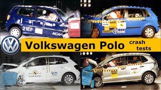 Volkswagen Polo crash test (3 4 5 6) all generations (Euro NCAP)