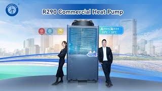 Climastar Series R290 Commercial Heat Pump | A+++/A+++ efficiency