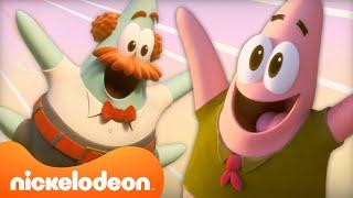 SpongeBob, Patrick & Patrick's Dad FLY!!?  Kamp Koral Full Scene | Nickelodeon Cartoon Universe