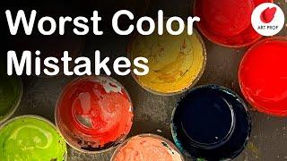 WORST Color Mistakes in Painting & Digital Art